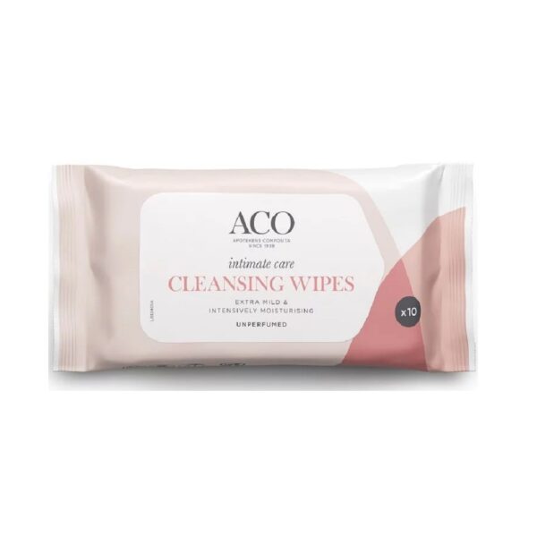 ACO Intimate Care Cleansing Wipes 10 st