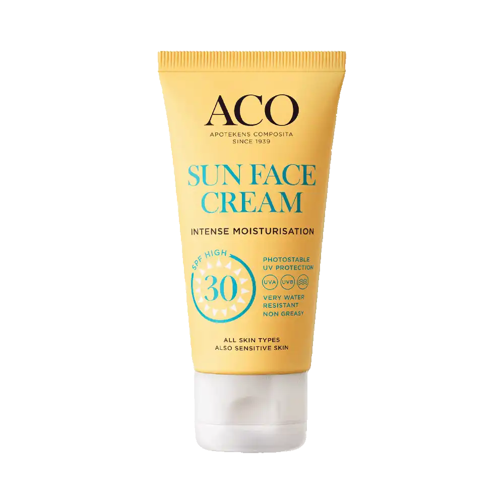 ACO Sun Face Cream Intensive Moisture SPF 30, 50 ml