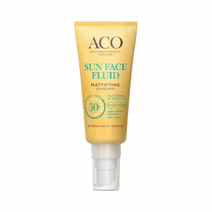 ACO Sun Face Fluid Mattifying Spf 50+, 40 ml