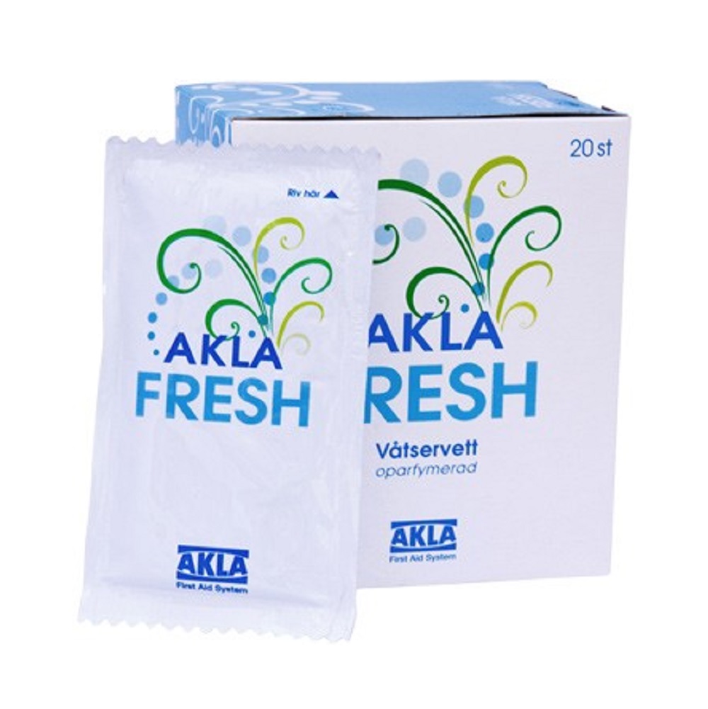 Akla Fresh Våtservett oparfymerad 20 st