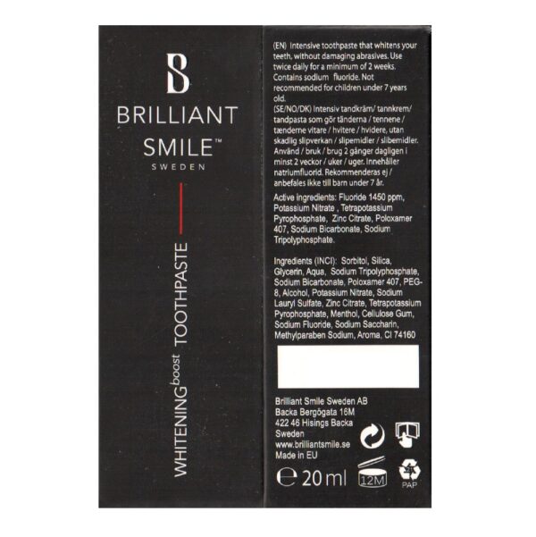 Brilliant Smile WhiteningBoost toothpaste 20 ml - Bild 3