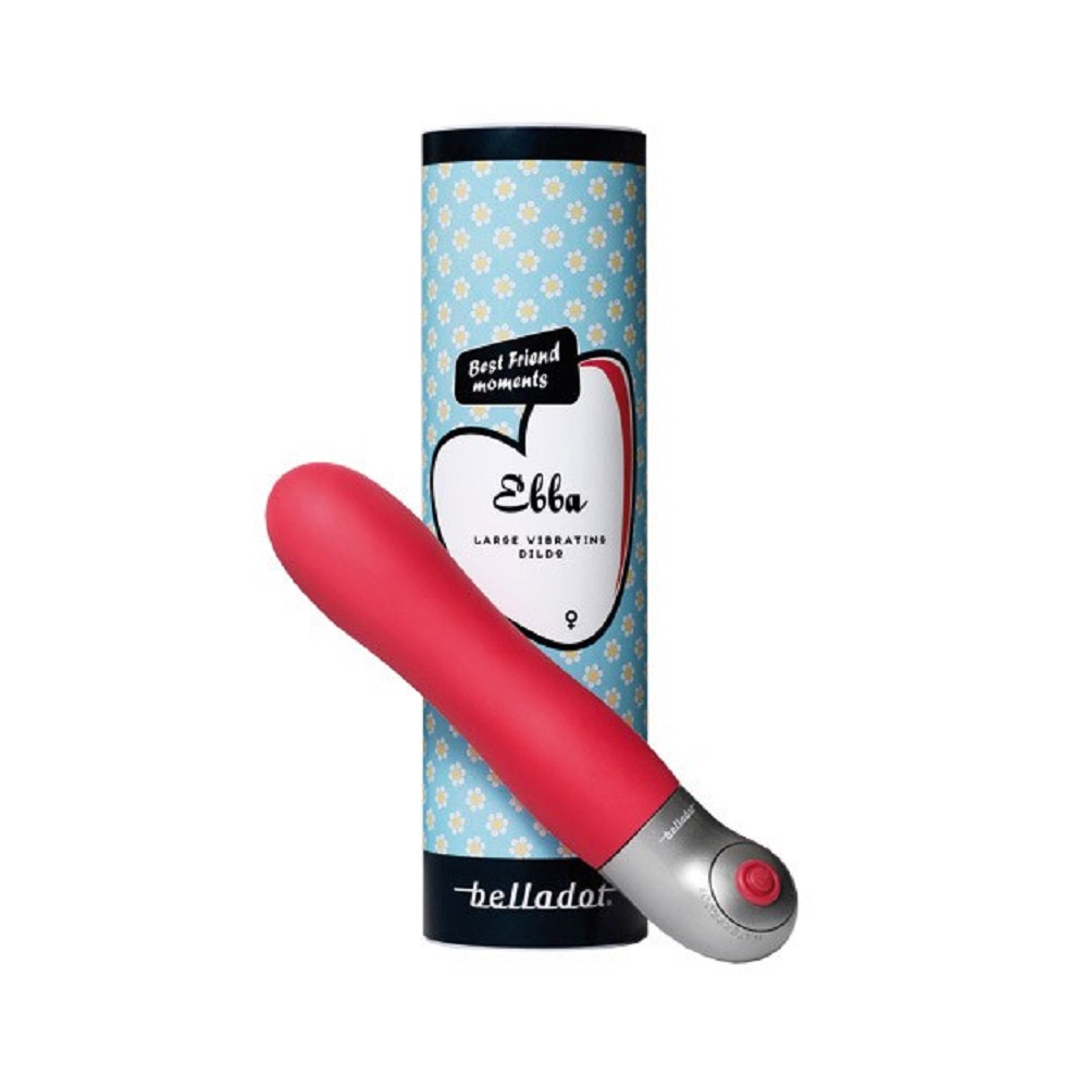 Belladot Ebba LARGE VIBRATING DILDO red