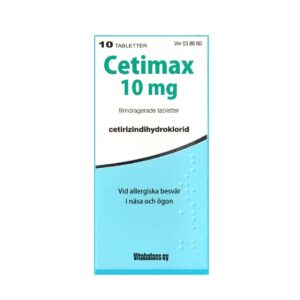 Cetimax 10 mg 10 tabletter