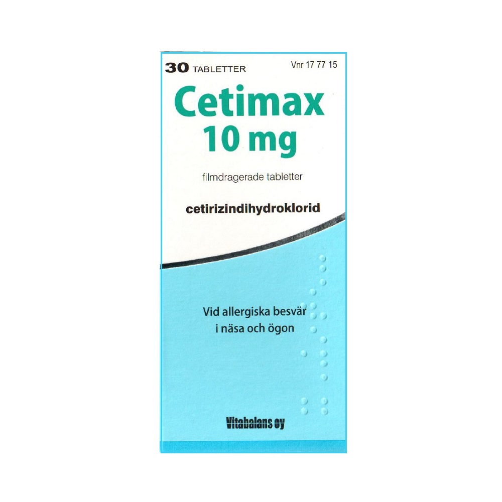 cetimax 10 mg 30 tabletter