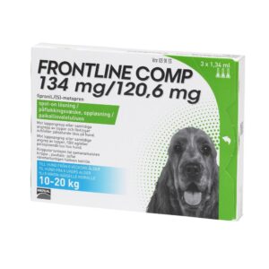 FRONTLINE COMP 134 mg/120,6 mg spot-on lösning 3 x 1,34 ml