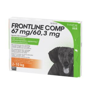 FRONTLINE COMP 67mg/60,3mg spot-on lösning 3 x 0,67 ml
