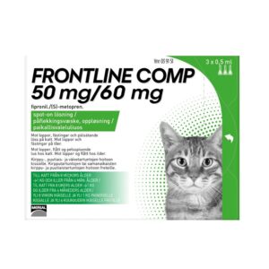 FRONTLINE COMP 50mg/60mg Spot-on Lösning 3 X 0,5 ml