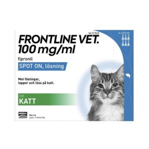 FRONTLINE VET. 100mg/ml SPOT ON, lösning FÖR KATT 6 x 0,5ml