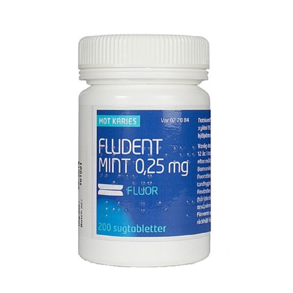 FLUDENT MINT 0,25 mg 200 Sugtabletter