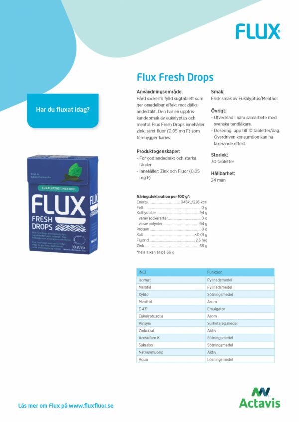 Flux FRESH Drops Eukalyptus-Menthol 30 st - Bild 3