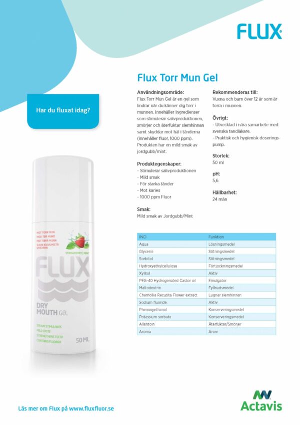 Flux Dry Mouth Gel 50 ml - Bild 2