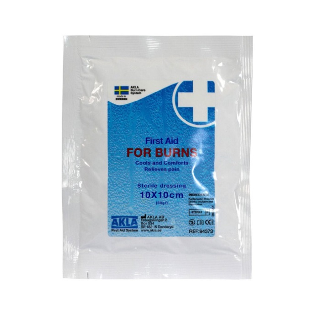 AKLA First Aid FOR BURNS 10X10 cm