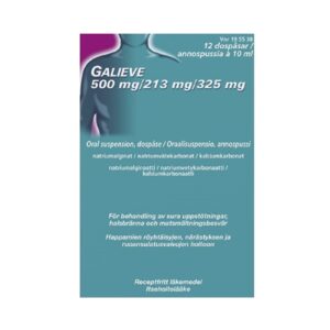 Galieve 500mg/213mg/325mg 12 dospåsar