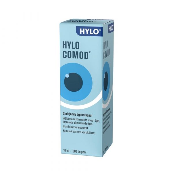 HYLO-COMOD Smörjande ögondroppar 10 ml - 300 droppar