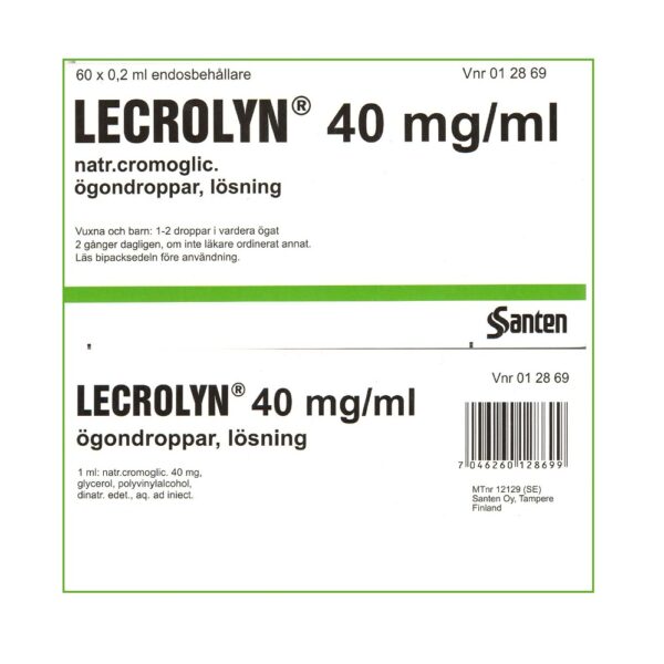 LECROLYN 40 mg/ml, 60 x 0,2 ml