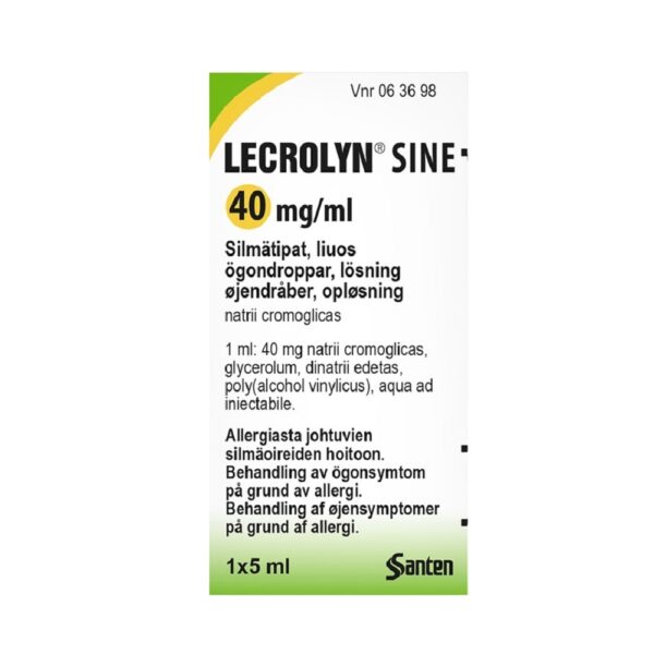 LECROLYN SINE 40 mg/ml 5 ml