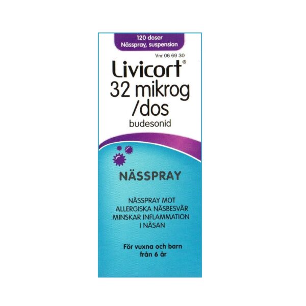 Livicort 32µg/dos Nässpray, suspension 120 doser