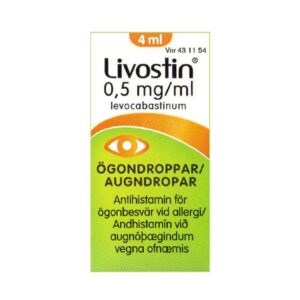 Livostin 0,5 mg/ml Ögondroppar 4 ml