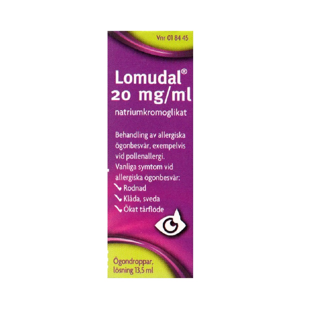 Lomudal 20 mg/ml Ögondroppar, lösning 5 ml