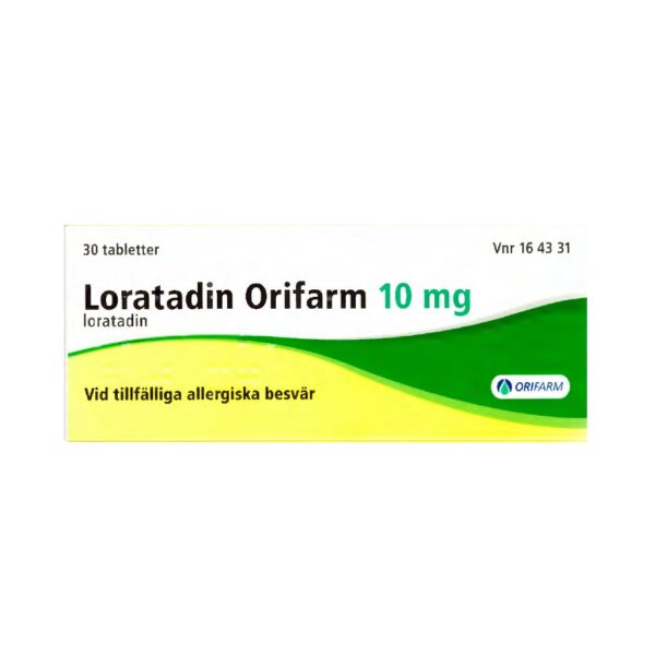 Loratadin Orifarm 10 mg 30 tabletter