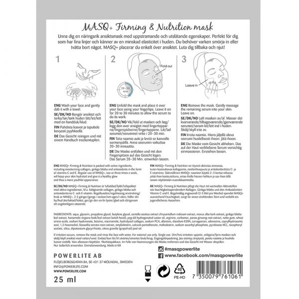 MASQ+ Firming & Nutrition 25 ml - Bild 2