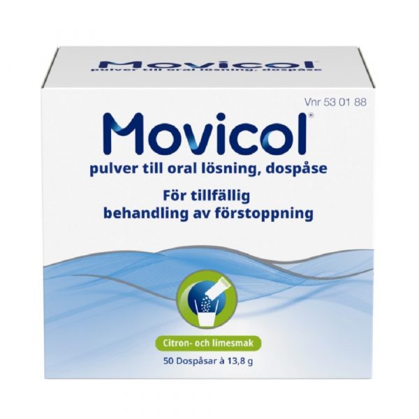 MOVICOL 13.8 g pulver 50 dospåsar