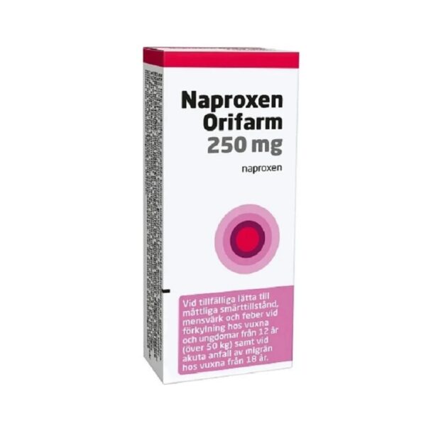 NAPROXEN ORIFARM 250 mg 10 tabletter