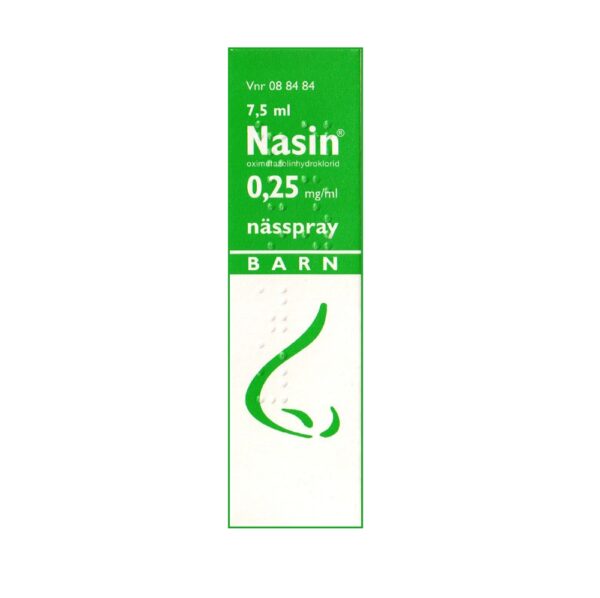 NASIN 0,25mg/ml nässpray barn 75 ml