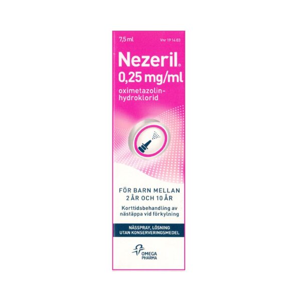 NEZERIL 0,25 mg/ml 75 ml Nässpray