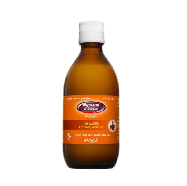 Nipaxon 2,5 mg/ml, 250 ml oral suspension