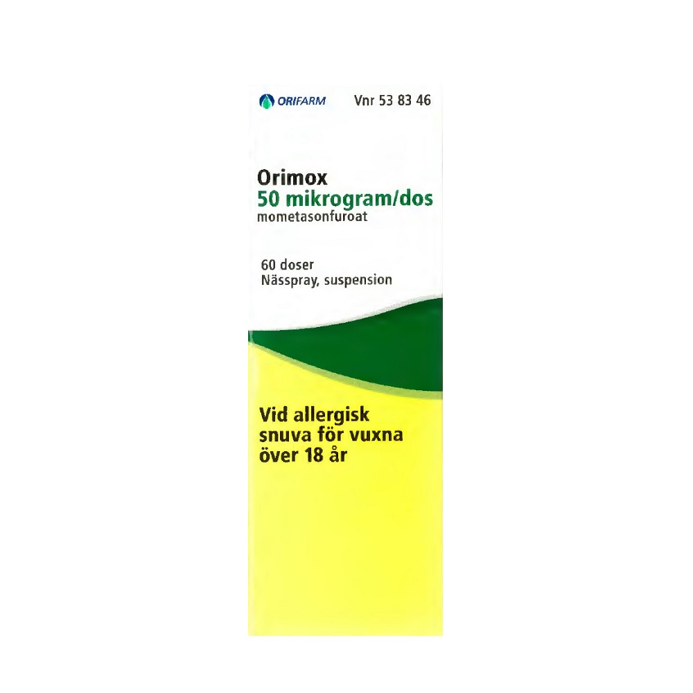 Orimox 50 µg/dos Nässpray suspension 60 doser