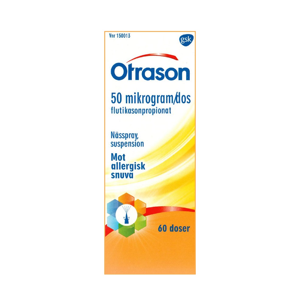 Otrason 50 µg/dos, Nässpray, suspension 60 doser