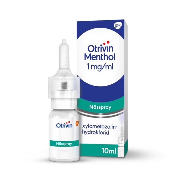 Otrivin Menthol 1mg/ml Nässpray 10 ml