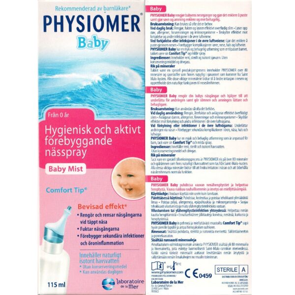 PHYSIOMER Baby Mist Nässpray 115 ml
