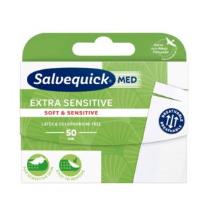 SalvequickMED EXTRA SENSITIVE Sterile & Soft plåster 6 cm x 5 m