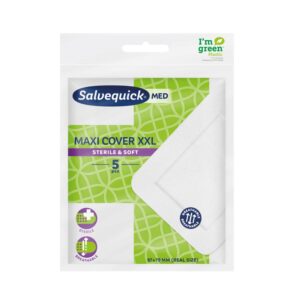 SalvequickMED MAXI COVER Sterile & Soft förband XXL 9,7 x 7,9 cm 5x