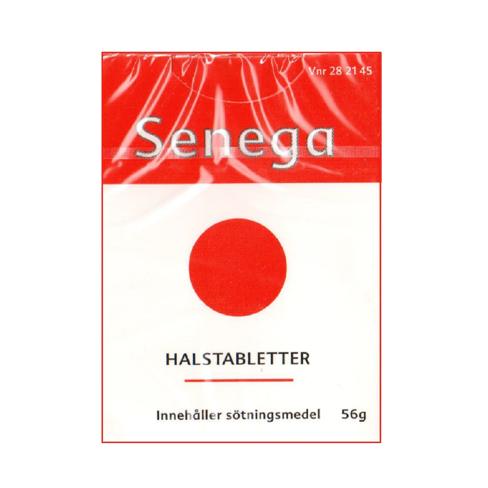 Senega 40 sugtabletter 56 g