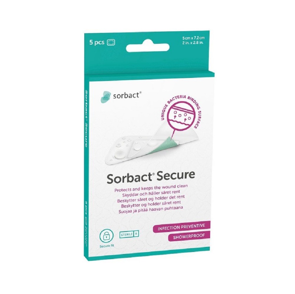 Sorbact Secure 5 x 7,2 cm 5 st
