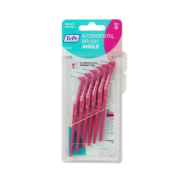 TePe Angle Mellanrumsborste Rosa 0,4 mm 6 pcs - Bild 4