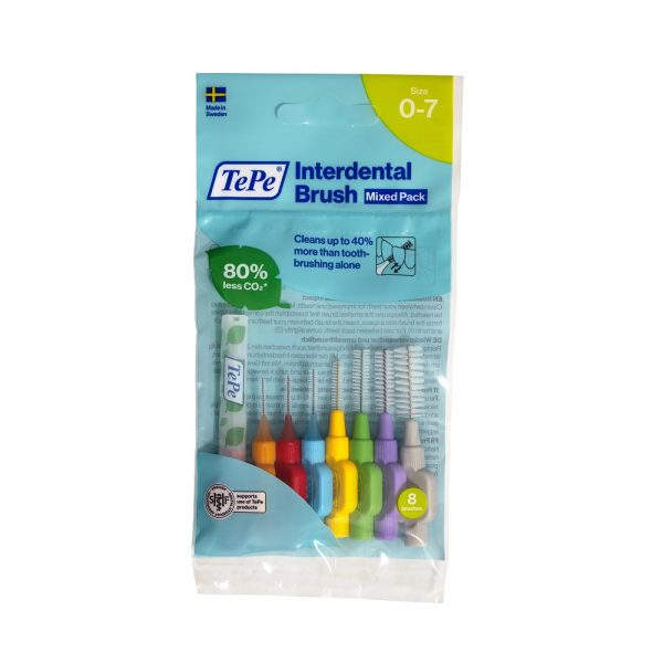 TePe Mellanrumsborste Mixed pack 8 pcs