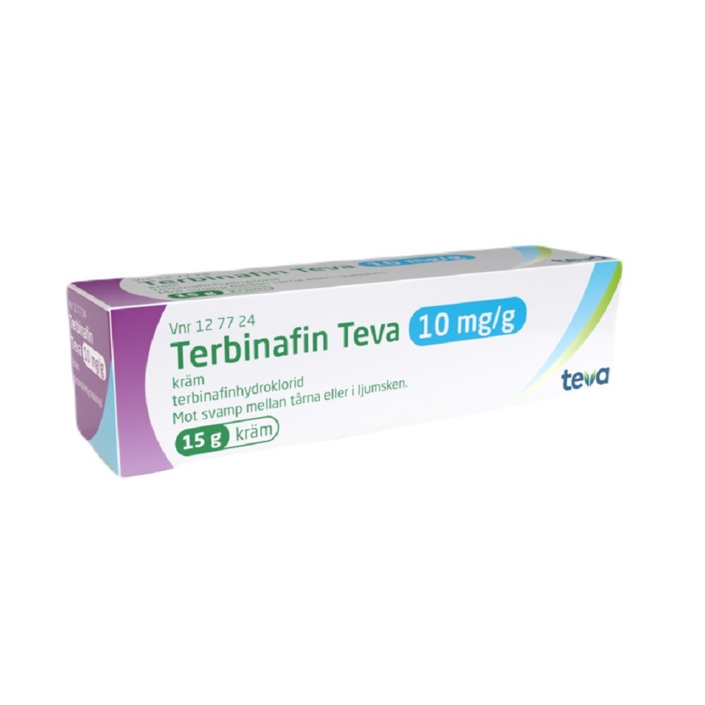 Terbinafin Teva 10 mg/g 15 g kräm