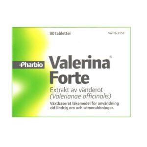Pharbio Valerina Forte 80 tabletter