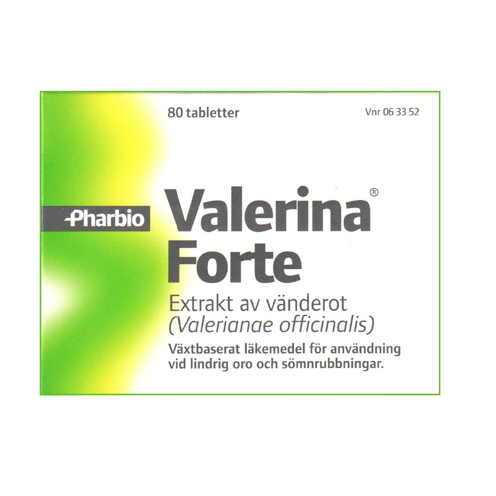 Pharbio Valerina Forte 80 tabletter