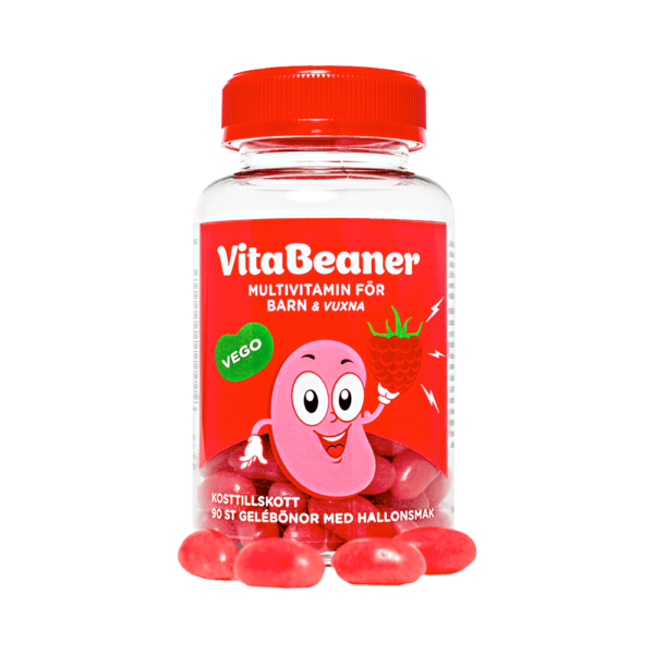 VitaBeaner Multivitamin 90 st Gelebönor med Hallonsmak