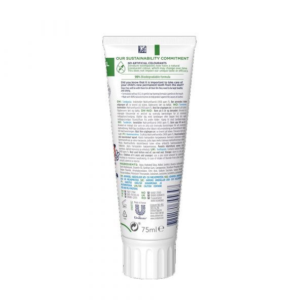 Zendium Junior 5+ år Tandkräm 75ml - Bild 3