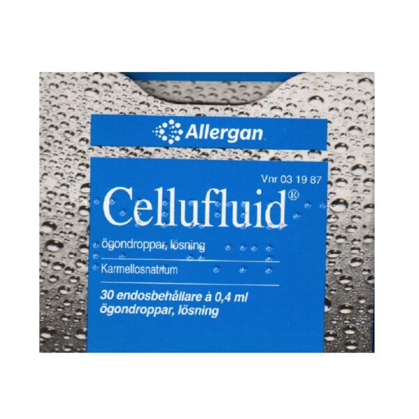 Cellufluid 30 endosbehållare 0.4 ml ögondroppar, lösing
