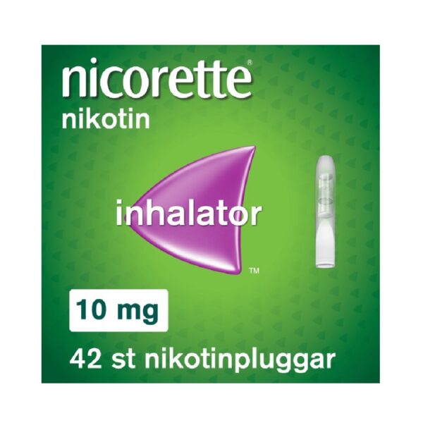 nicorette inhalator 10 mg 42 st nikotinpluggar