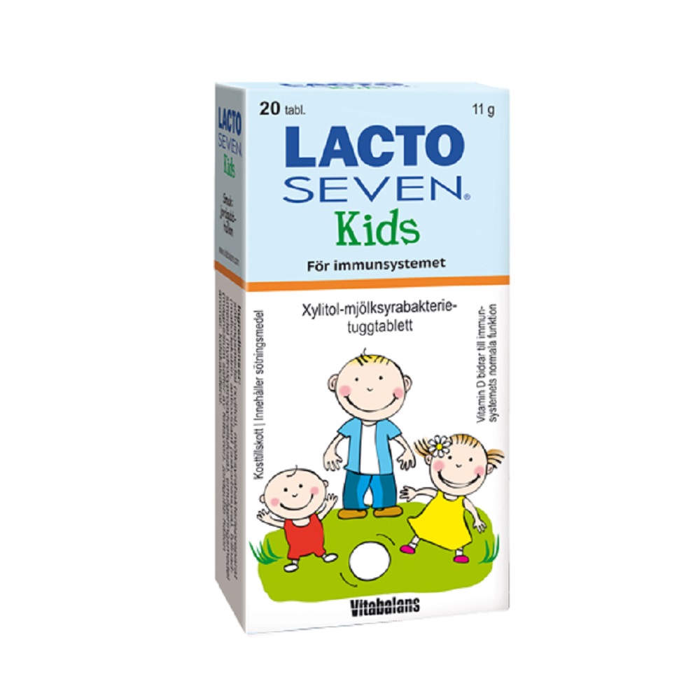 Vitabalans LACTO SEVEN KIDS 20 tabletter