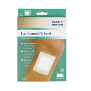 Svea Medicare Sterilt Snabbförband 10 x 15 cm, 5 st
