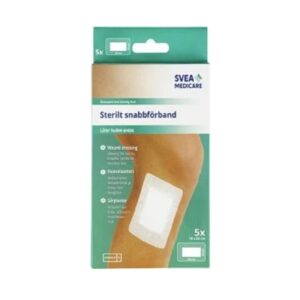 Svea Medicare Sterilt Snabbförband 10 x 20 cm, 5 st